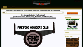 What Firewoodhoardersclub.com website looked like in 2023 (This year)