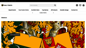 What Family-crests.com website looked like in 2023 (This year)