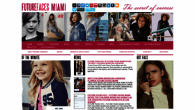 What Futurefacesmiami.com website looked like in 2023 (This year)