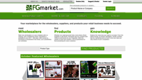What Fgmarket.com website looked like in 2023 (This year)