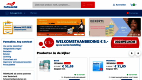 What Farmaline.nl website looked like in 2023 (This year)