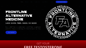 What Frontlinealternative.com website looked like in 2023 (This year)