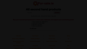 What For-sale.ie website looked like in 2023 (2 years ago)