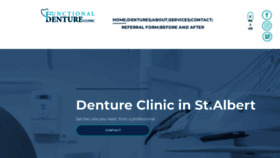 What Functionaldentureclinic.com website looked like in 2023 (This year)