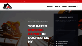 What Flowercityroofing.com website looked like in 2023 (This year)