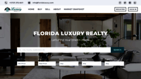 What Floridaluxuryrealty.com website looked like in 2023 (This year)