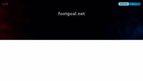 What Footgoal.net website looked like in 2023 (This year)