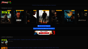 What Filmyfly.one website looked like in 2023 (This year)