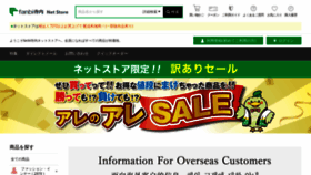 What Fanbi-store.jp website looked like in 2023 (This year)