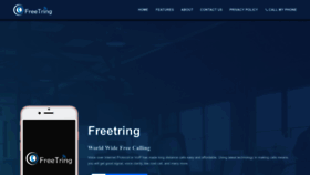 What Freetring.com website looked like in 2023 (This year)
