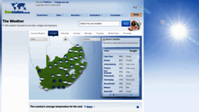 What Freemeteo.co.za website looked like in 2023 (This year)
