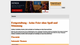 What Festgestaltung.de website looked like in 2023 (This year)