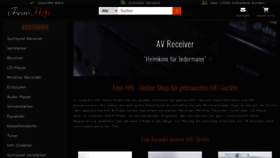 What Fein-hifi.de website looked like in 2023 (This year)