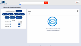 What Faketempmail.com website looked like in 2023 (This year)