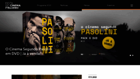 What Festadocinemaitaliano.com website looked like in 2023 (This year)