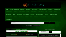 What Flashgist.com.ng website looked like in 2023 (This year)