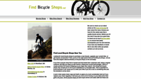 What Findbicycleshops.net website looked like in 2023 (This year)