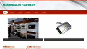 What Fsans.cn website looked like in 2023 (This year)