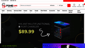 What Fonelink.com.au website looked like in 2023 (1 year ago)