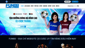 What Fun88.studio website looked like in 2023 (1 year ago)