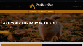 What Furbabybag.com website looked like in 2023 (This year)