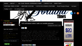 What Fortunatimes.com website looked like in 2011 (12 years ago)