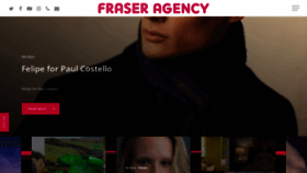 What Frasermodelsandactors.ie website looked like in 2023 (This year)
