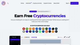 What Faucetcrypto.com website looked like in 2023 (2 years ago)