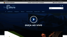 What Fmcultura.com.br website looked like in 2023 (This year)