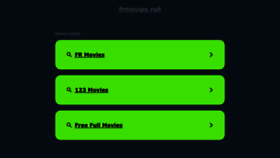 What Frmovies.net website looked like in 2023 (This year)
