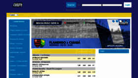 What Federalsports.com.br website looked like in 2023 (This year)