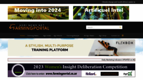 What Farmingportal.co.za website looked like in 2023 (This year)