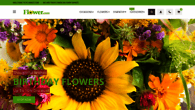 What Flower.com website looked like in 2023 (This year)