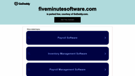What Fiveminutesoftware.com website looked like in 2023 (This year)