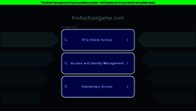What Friv4schoolgame.com website looked like in 2023 (This year)