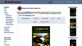 What Firesidecreations.com website looks like in 2024 