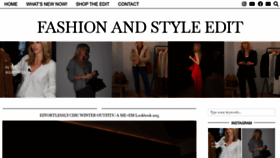 What Fashionandstyleedit.com website looks like in 2024 
