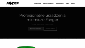 What Fanger.pl website looks like in 2024 