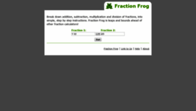What Fractionfrog.com website looks like in 2024 