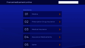 What Francemedicament.online website looked like in 2024 (2 years ago)