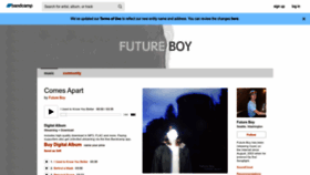 What Future-boy.net website looks like in 2024 