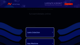 What Furosemidetabs.online website looks like in 2024 