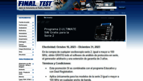 What Finaltest.com.mx website looks like in 2024 