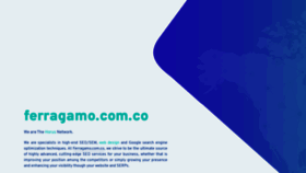 What Ferragamo.com.co website looks like in 2024 