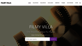 What Filmyvilla.site123.me website looks like in 2024 