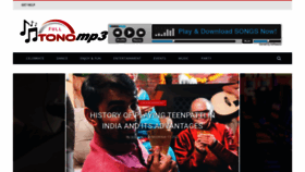 What Fulltono-mp3.com website looks like in 2024 