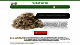 What Footballwintips.com website looks like in 2024 