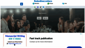 What Findonlinecontacts.com website looks like in 2024 
