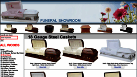 What Funeralshowroom.com website looks like in 2024 