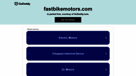 What Fastbikemotors.com website looks like in 2024 